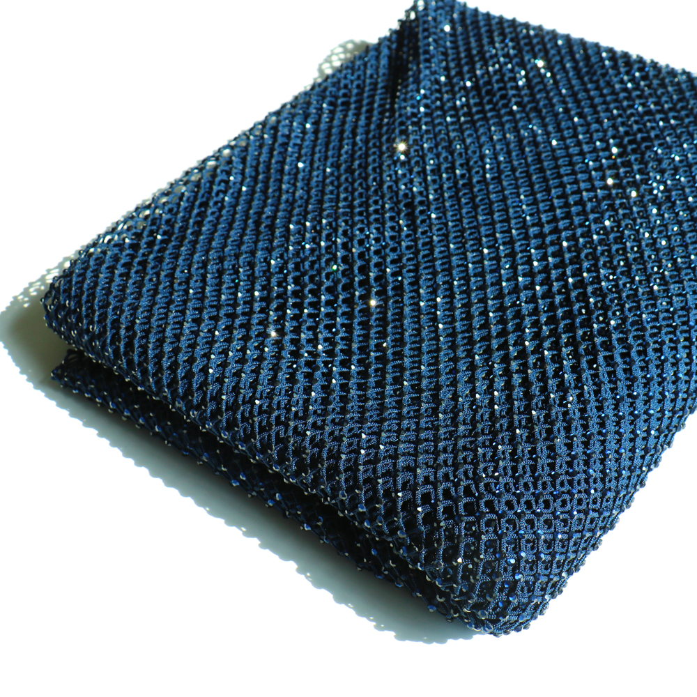 SS10 Rhinestones Mesh Navy Col - Sew On Rhinestone reseña y precio