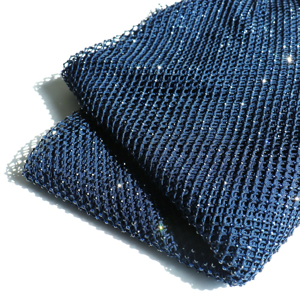 SS10 Rhinestones Mesh Navy Col - Sew On Rhinestone reseña y precio