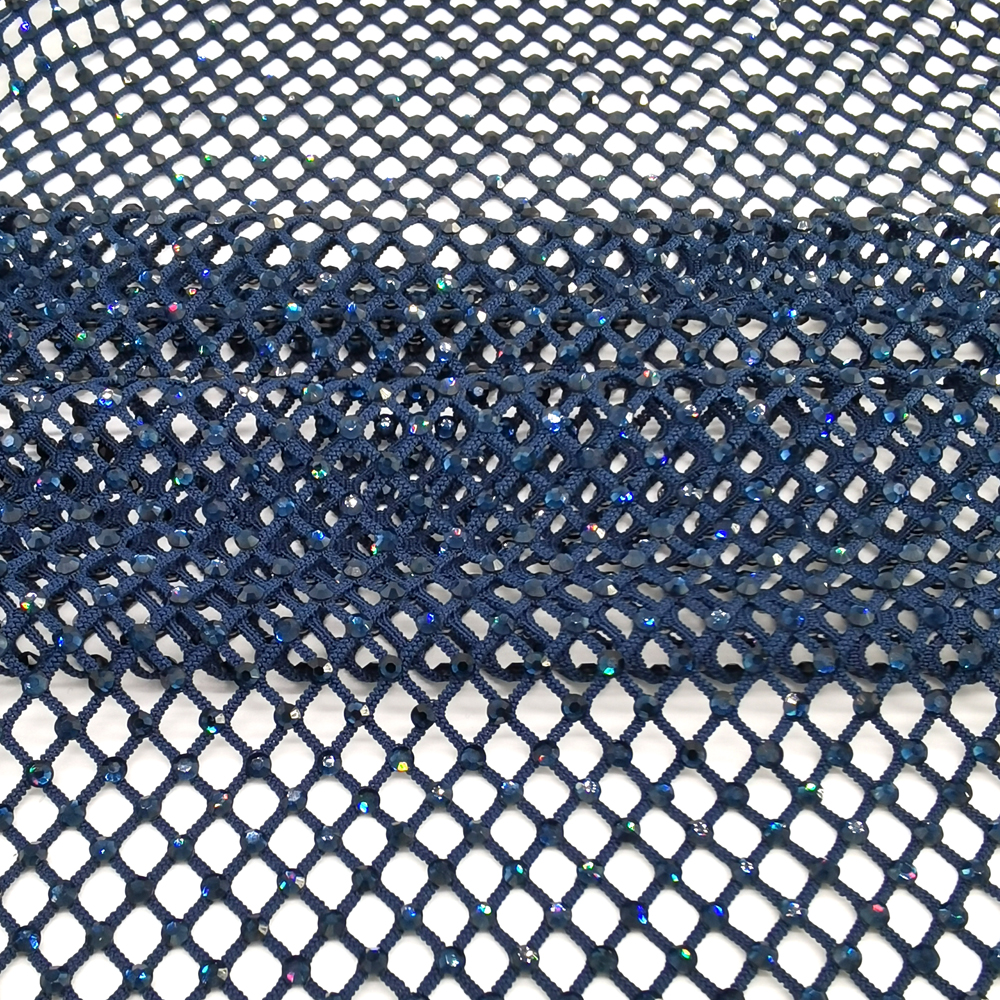 SS10 Rhinestones Mesh Navy Col - Sew On Rhinestone reseña y precio