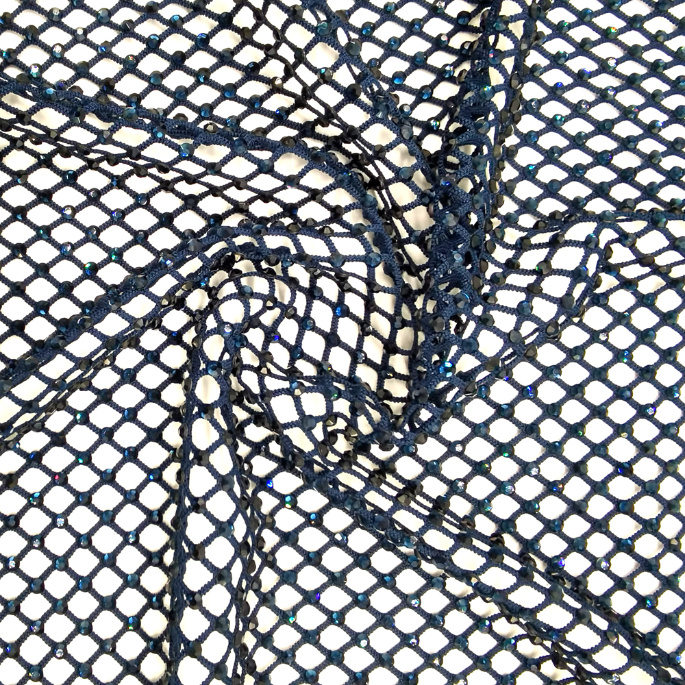 SS10 Rhinestones Mesh Navy Col - Sew On Rhinestone reseña y precio