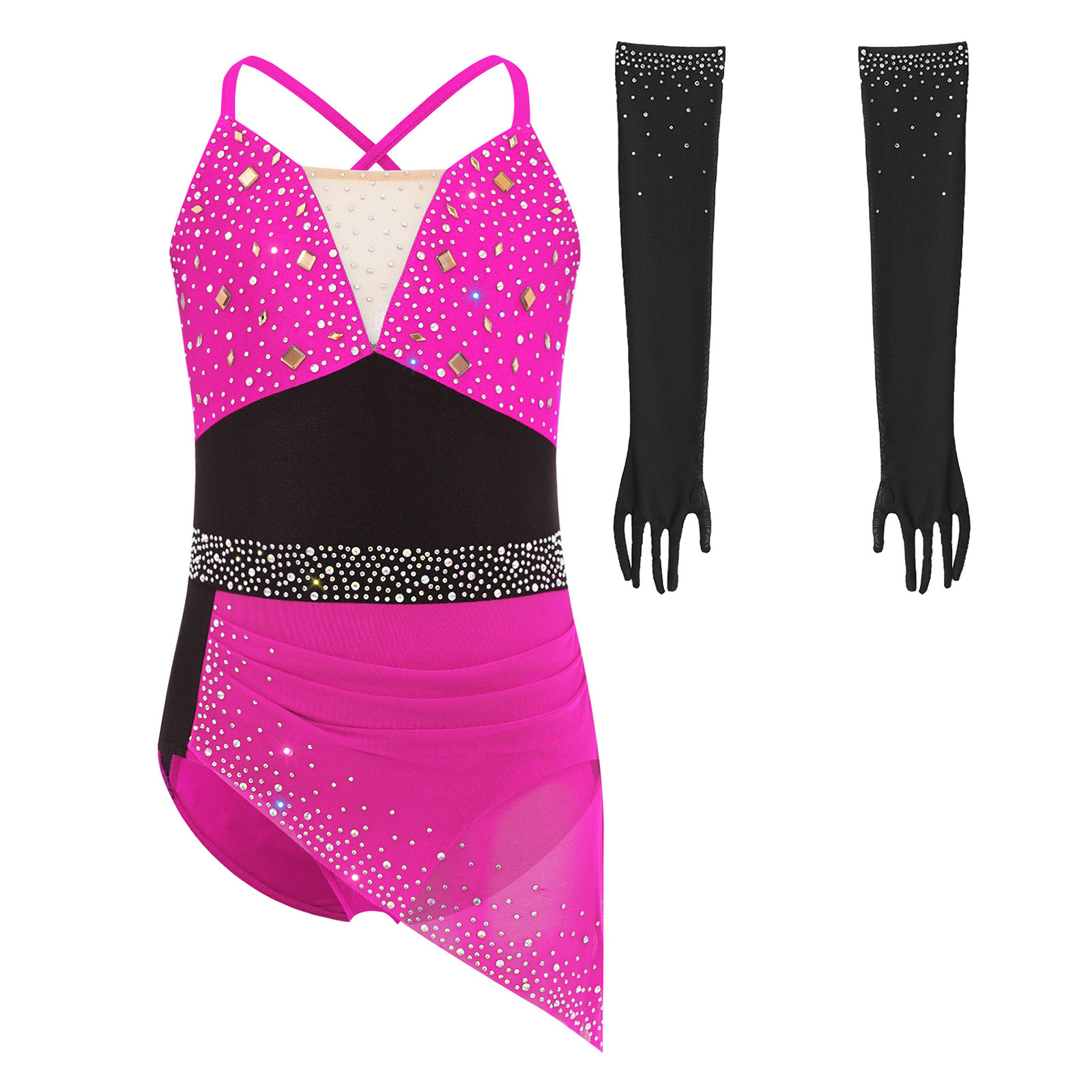 Teen Girls Shiny Rhinestones L - Rhinestone Banding Trim reseña y precio