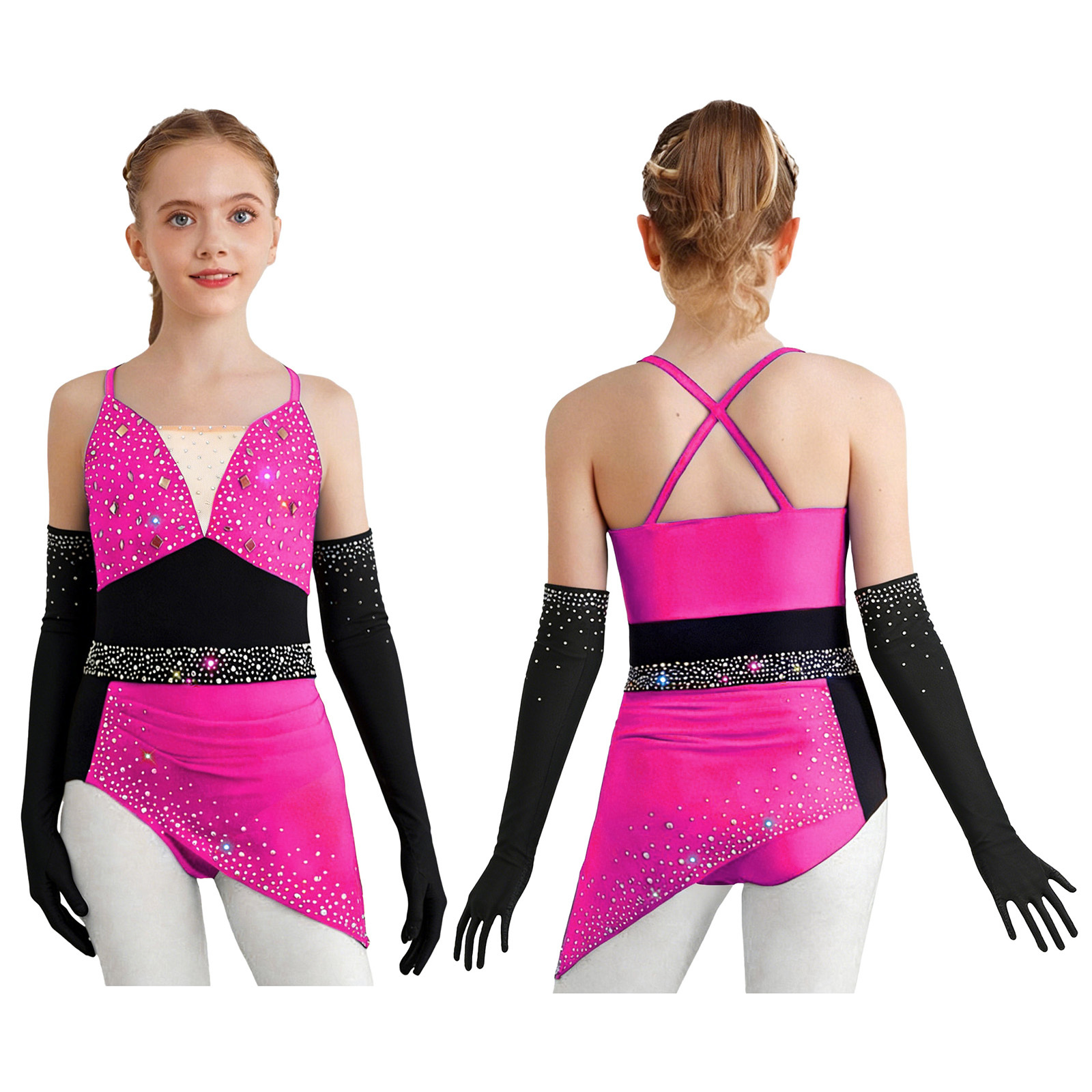 Teen Girls Shiny Rhinestones L - Rhinestone Banding Trim reseña y precio