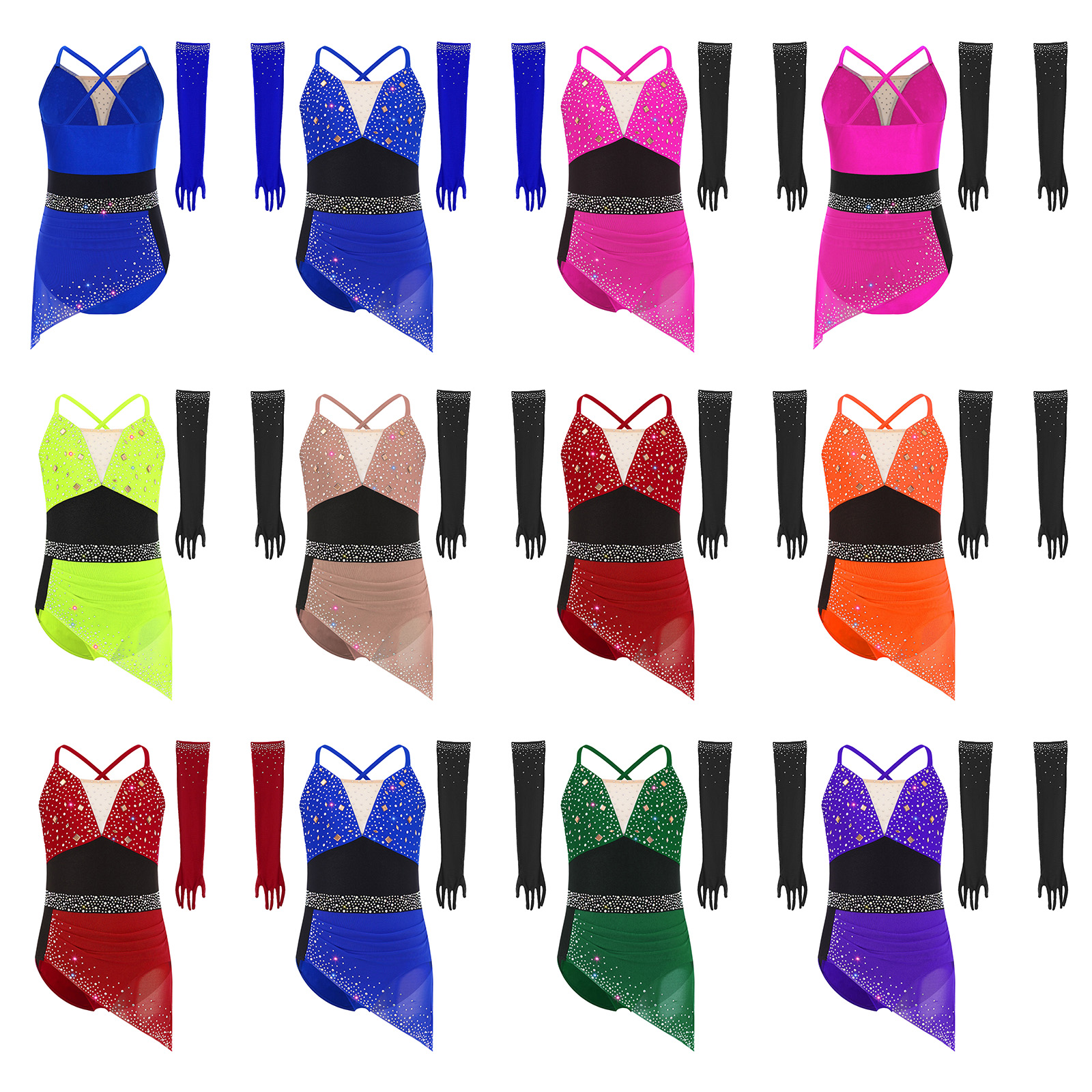 Teen Girls Shiny Rhinestones L - Rhinestone Banding Trim reseña y precio