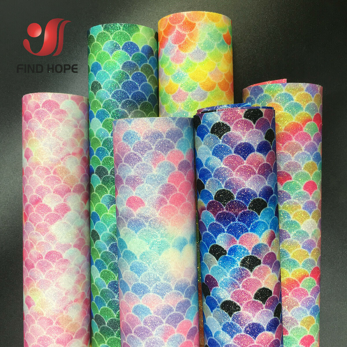 Mermaid Rainbow Iridescent Spa - Glitter Vinyl Roll reseña y precio