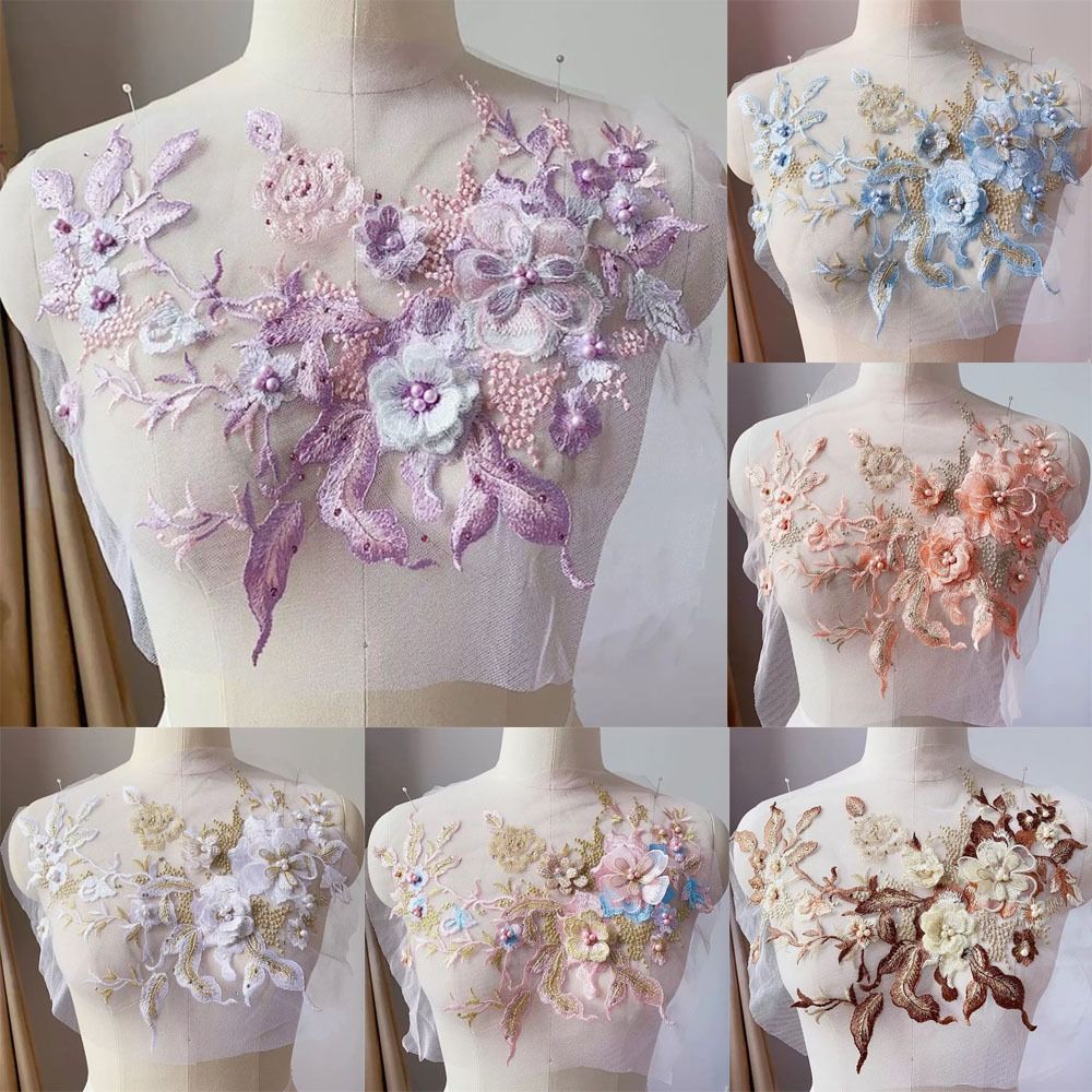 Fashion Elegant Colorful Sequi - Applique Patch Flower reseña y precio