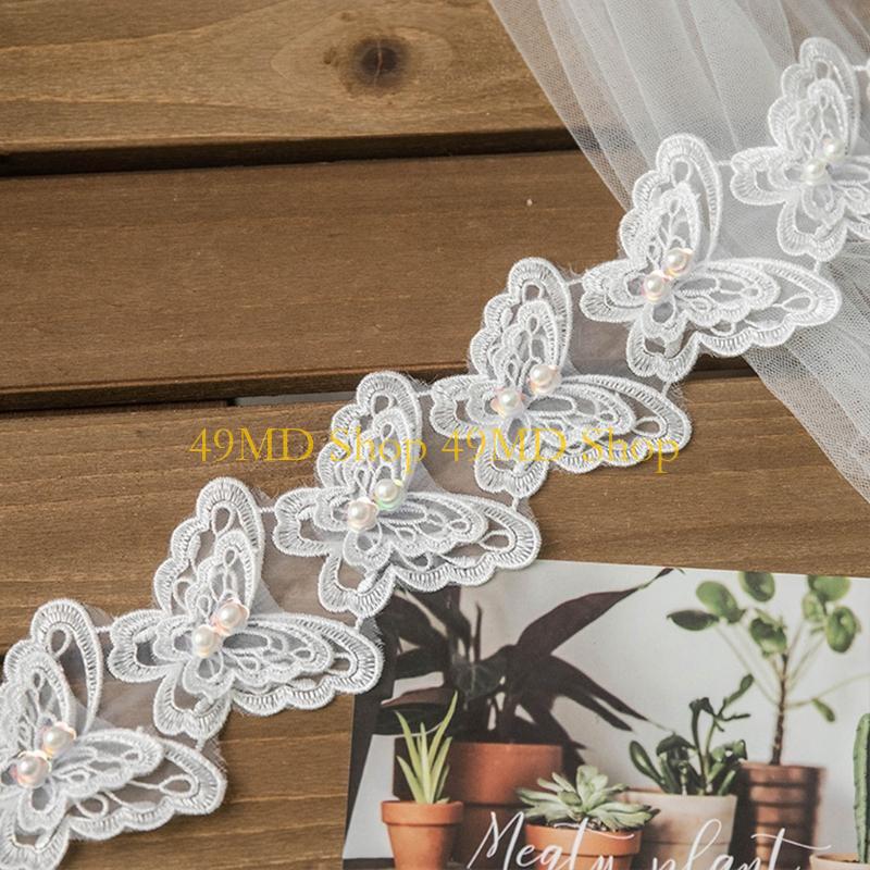 49MD 1 Yard Bowknot for Butter - Lace Ribbon Trim reseña y precio