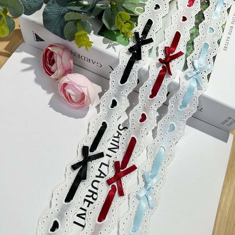 1yard Bow Pleated Lace Lolita  - Lace Ribbon Trim reseña y precio