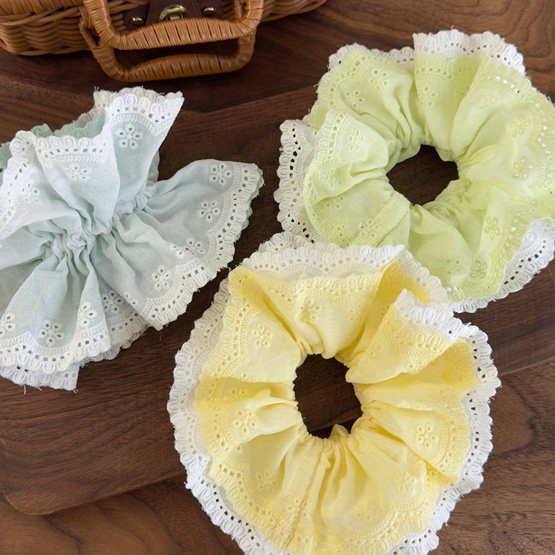 Korean-Style Elegant Mint Gree - Elastic Lace Trim reseña y precio