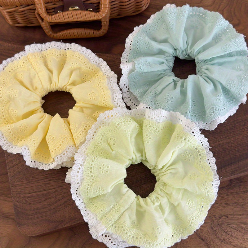 Korean-Style Elegant Mint Gree - Elastic Lace Trim reseña y precio