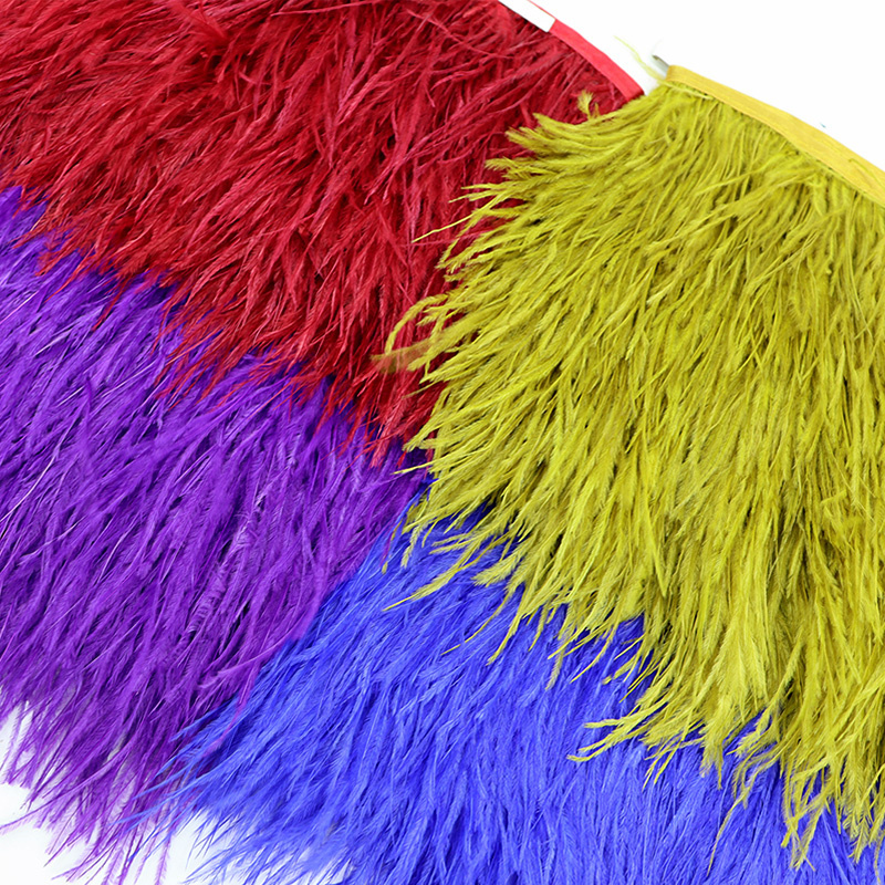 1M 8-10cm Black Ostrich Feathe - Feather Trim Marabou reseña y precio