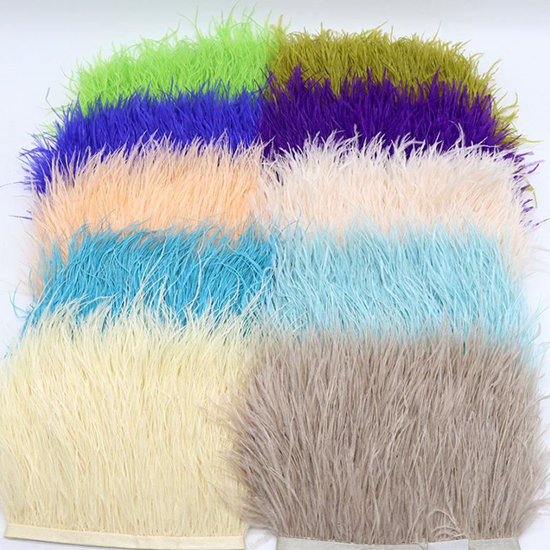 1M 8-10cm Black Ostrich Feathe - Feather Trim Marabou reseña y precio