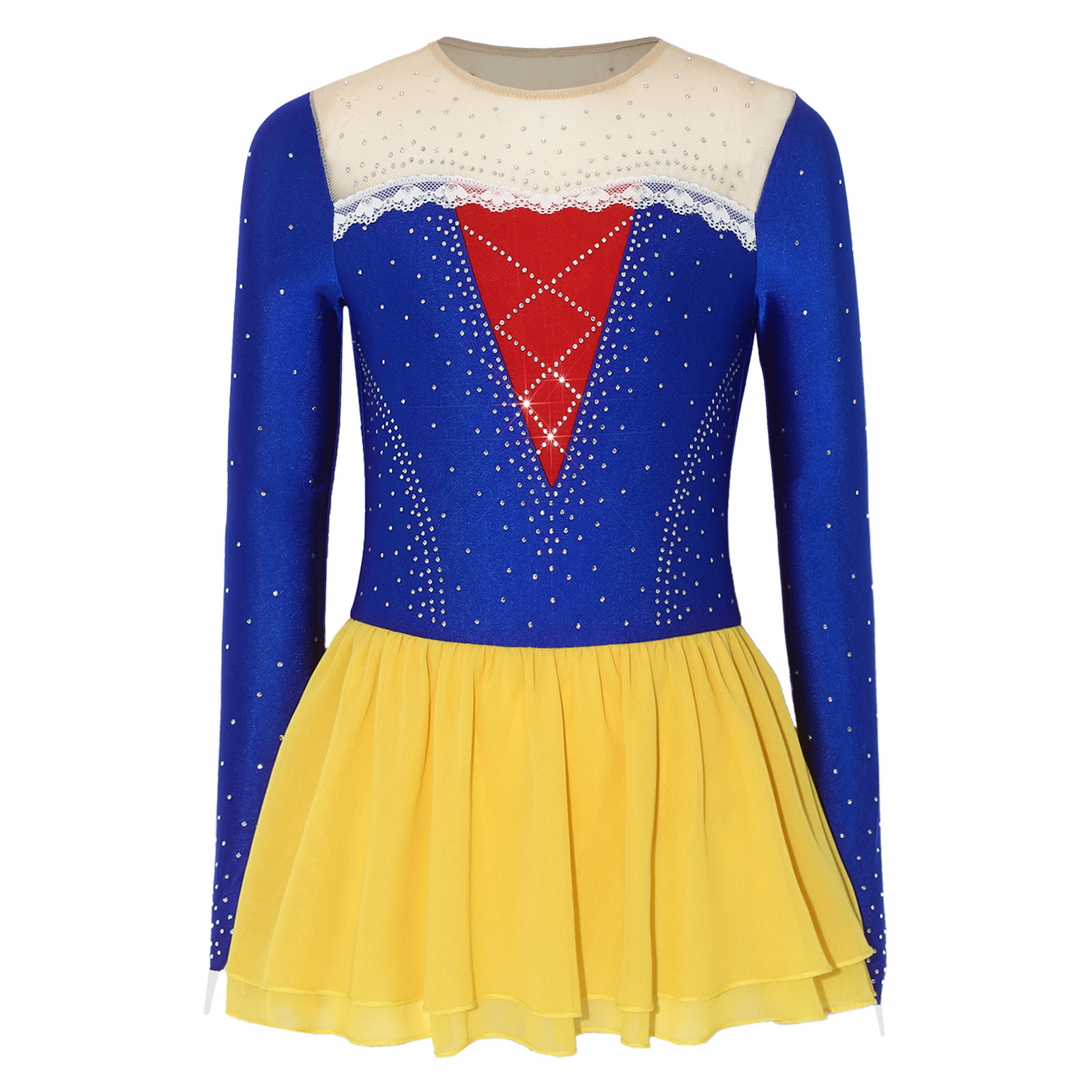 6-16Y Girls Princess Dance Dre - Rhinestone Banding Trim reseña y precio