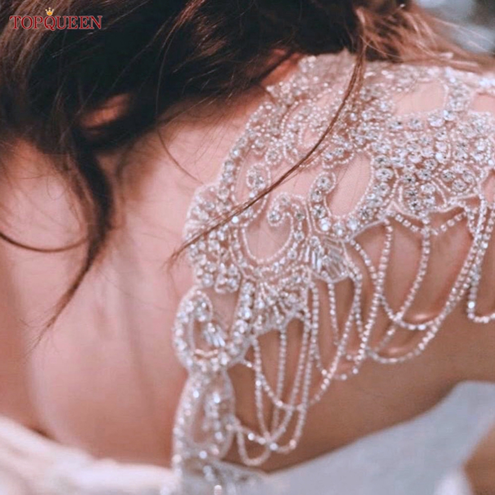 TOPQUEEN SP63 Bridal Tassels R - Sew On Rhinestone reseña y precio