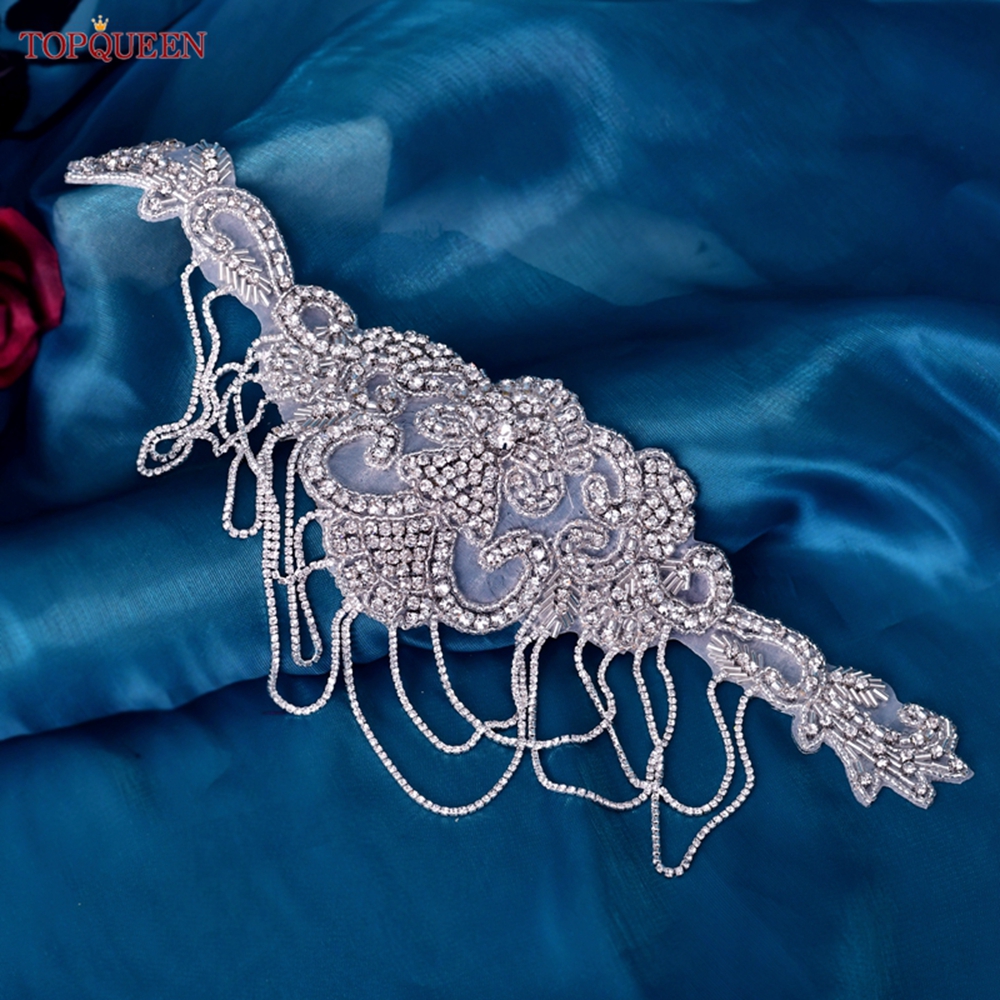 TOPQUEEN SP63 Bridal Tassels R - Sew On Rhinestone reseña y precio