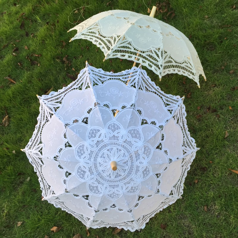 New Vintage Lace Umbrella Hand - Embroidery Craft reseña y precio