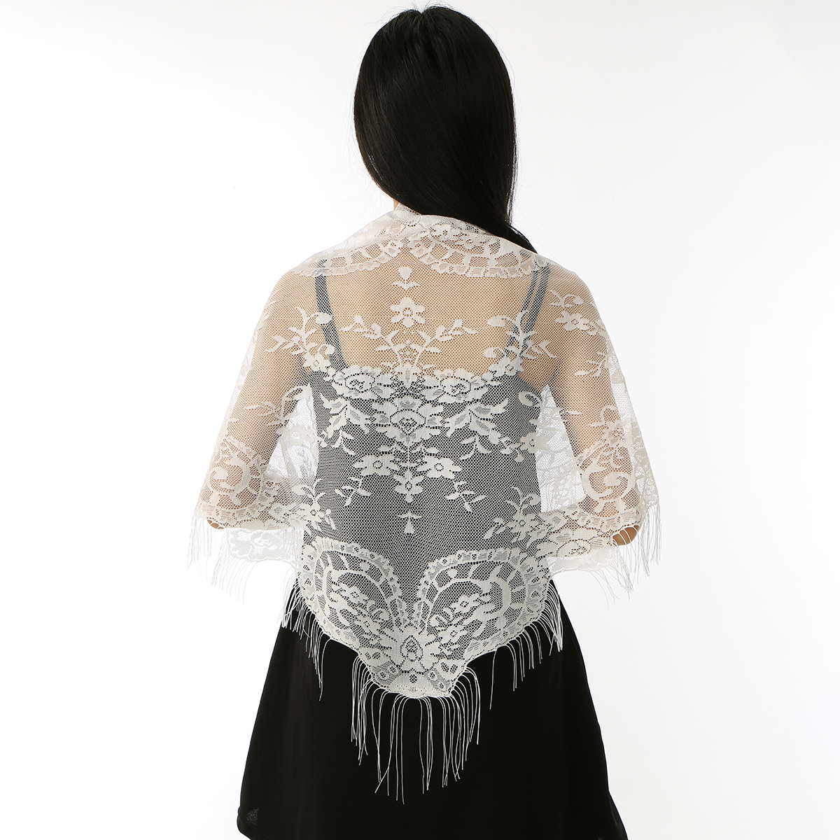 Fashion Lace Embroidery Triang - Tassel Fringe Trim reseña y precio