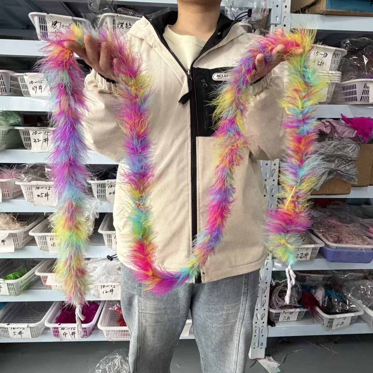 Multicolored 2Meters Marabou F - Feather Trim Marabou reseña y precio