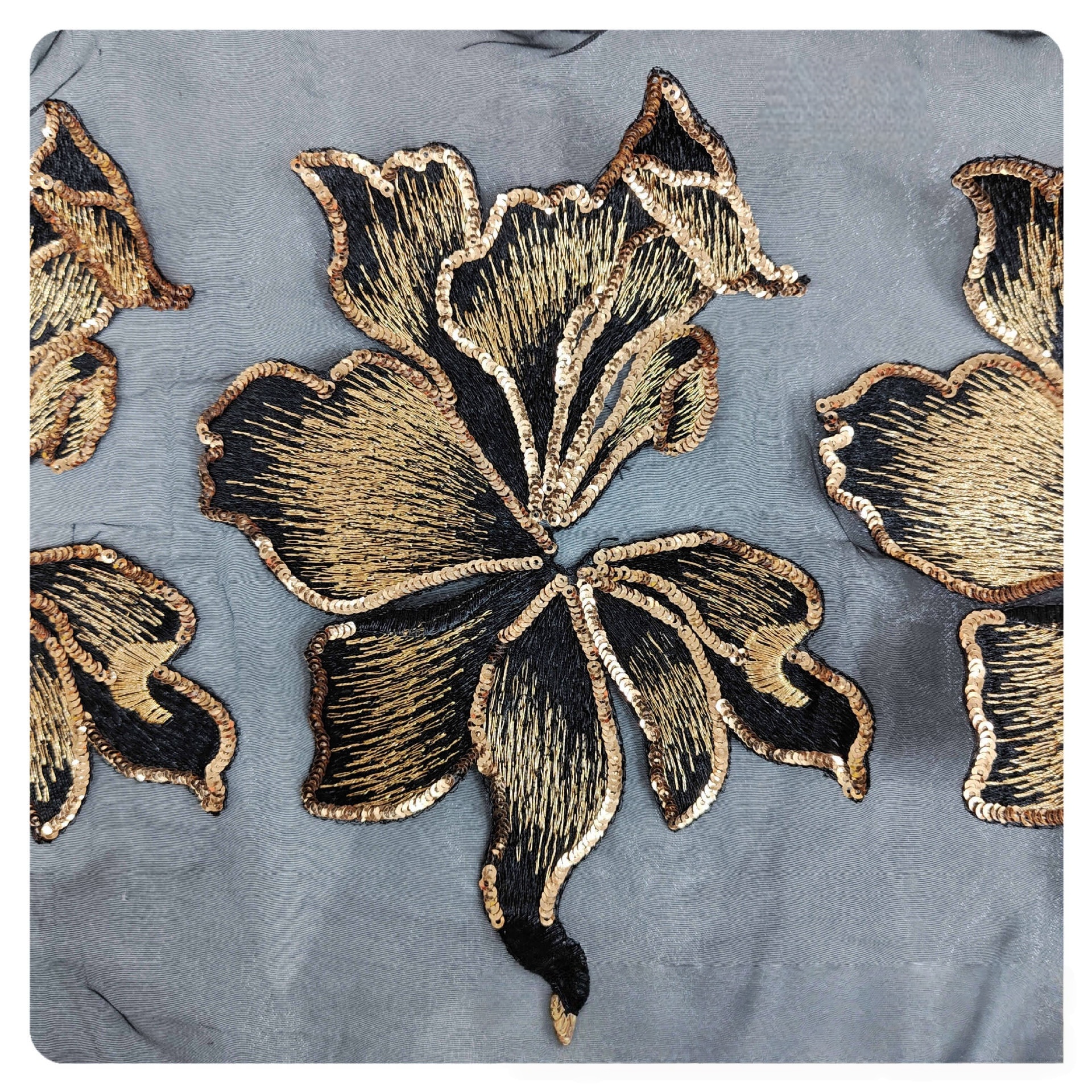 Organza Embroidery Applique Pa - Craft Embellishments reseña y precio
