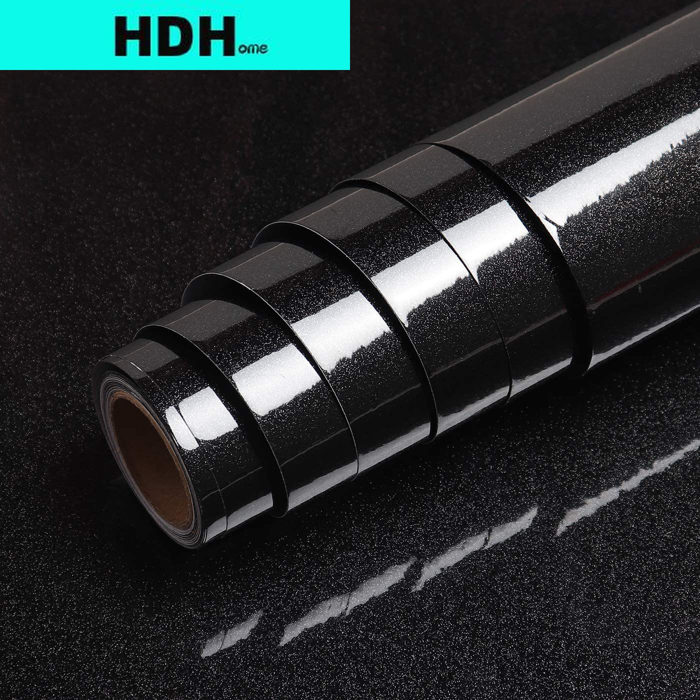 Glitter Black Contact Paper fo - Glitter Vinyl Roll reseña y precio