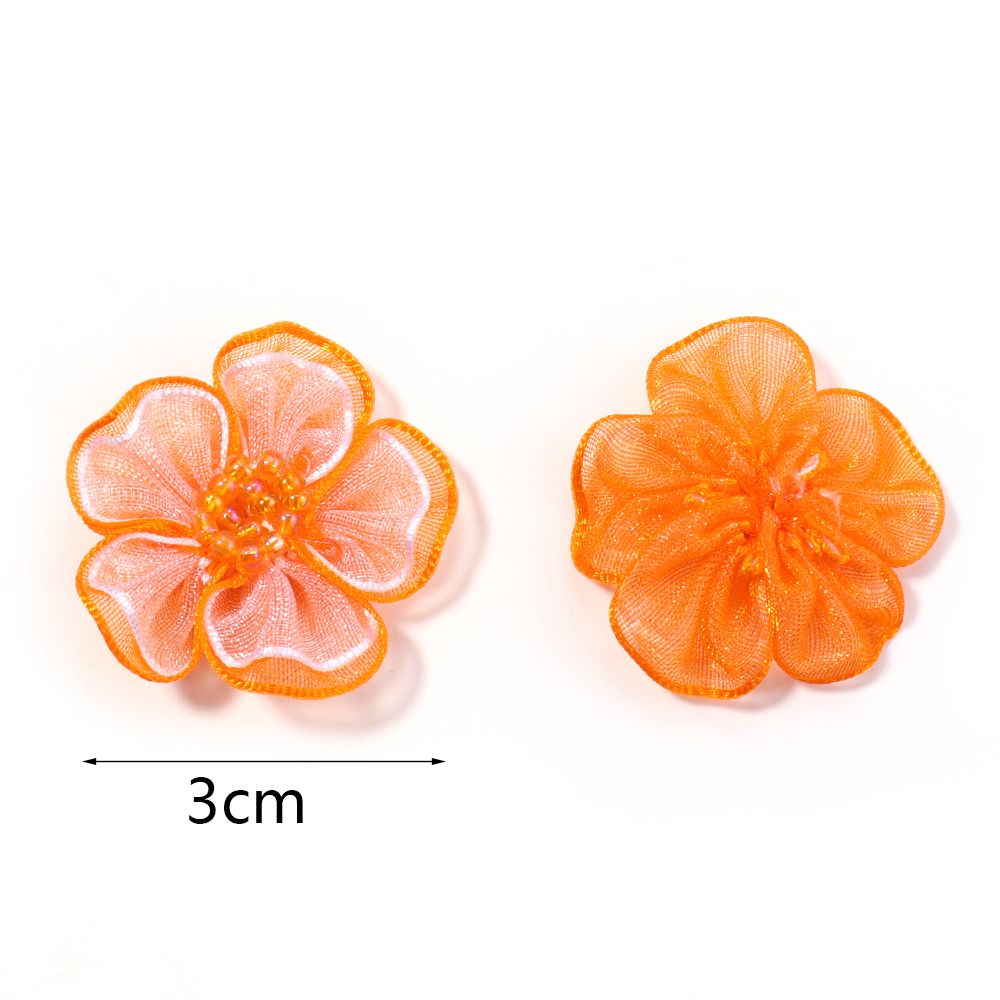 10Pcs/Lot Mesh Flower Applique - Applique Patch Flower reseña y precio