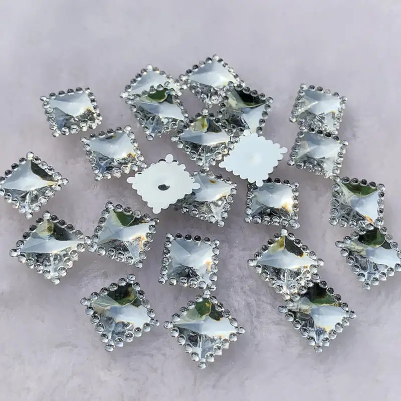 80pcs 12mm Crystal Acrylic Rhi - Embellishment Glue Craft reseña y precio