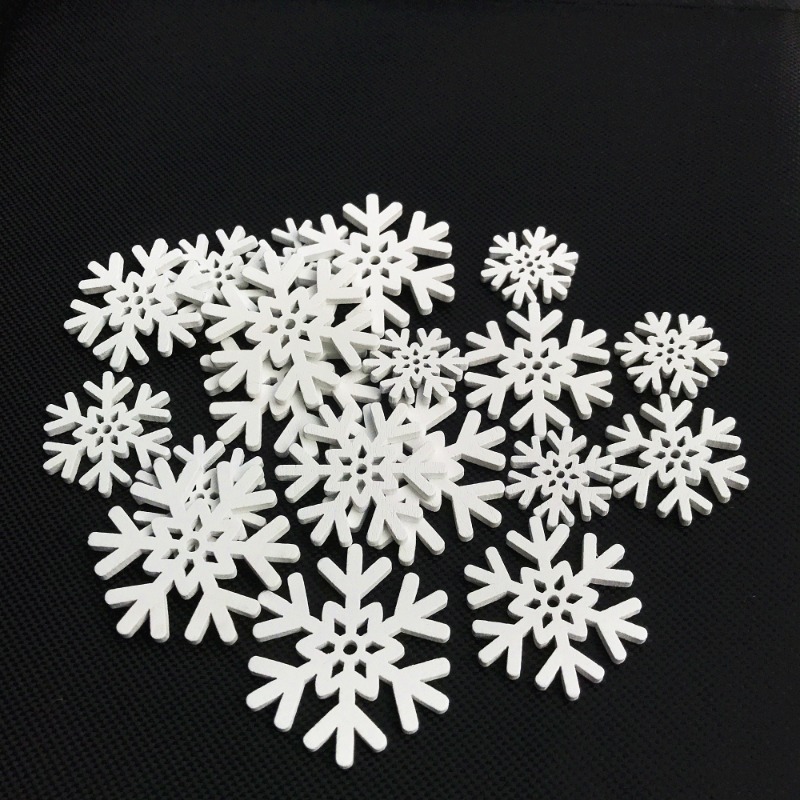 50pcs 20mm 25mm 30mm 35mm Mix  - Christmas Craft Embellishment reseña y precio