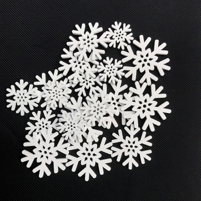 50pcs 20mm 25mm 30mm 35mm Mix  - Christmas Craft Embellishment reseña y precio