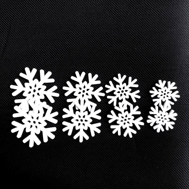 50pcs 20mm 25mm 30mm 35mm Mix  - Christmas Craft Embellishment reseña y precio