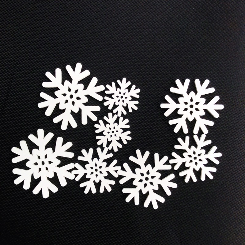 50pcs 20mm 25mm 30mm 35mm Mix  - Christmas Craft Embellishment reseña y precio