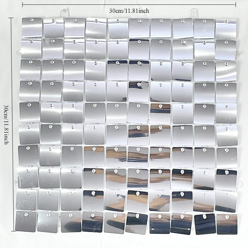 12/16/18/24PCS Shimmer Wall Ba - Sequin Fabric Panel reseña y precio