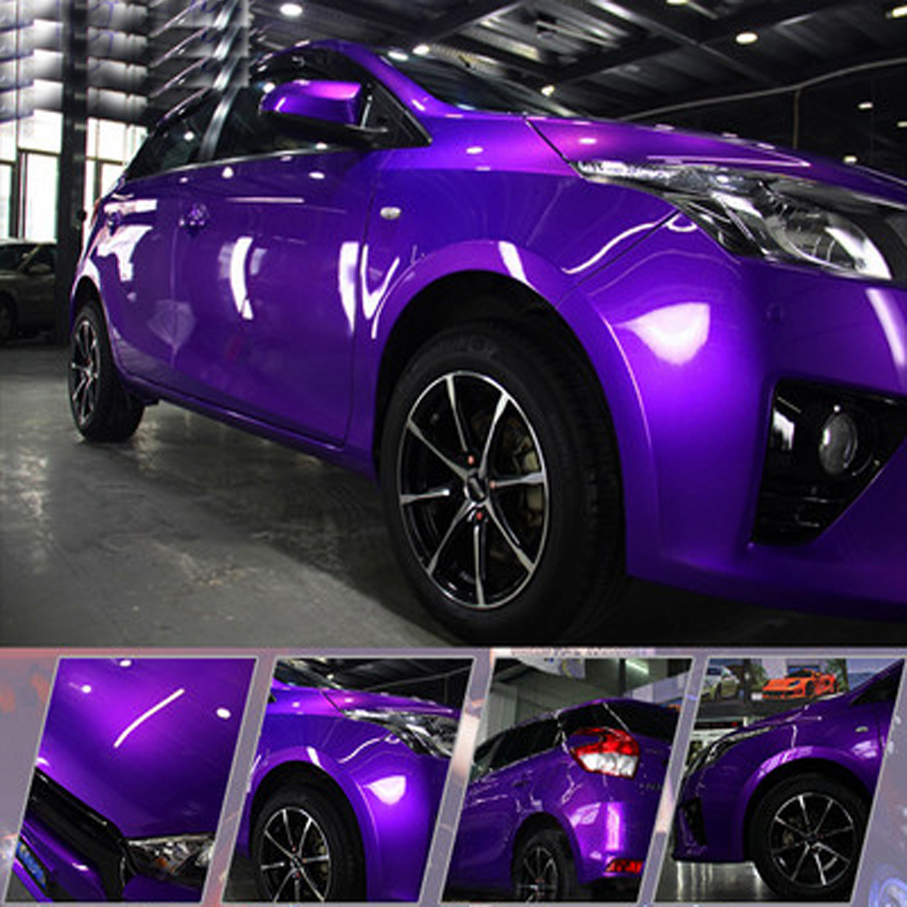 Premium Gloss Metal Candy Purp - Glitter Vinyl Roll reseña y precio