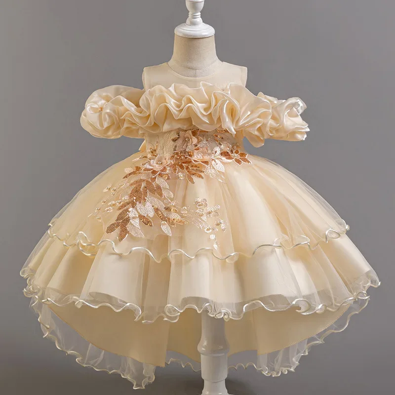 Fashion Flower Girl Dresses fo - Lace Ribbon Trim reseña y precio