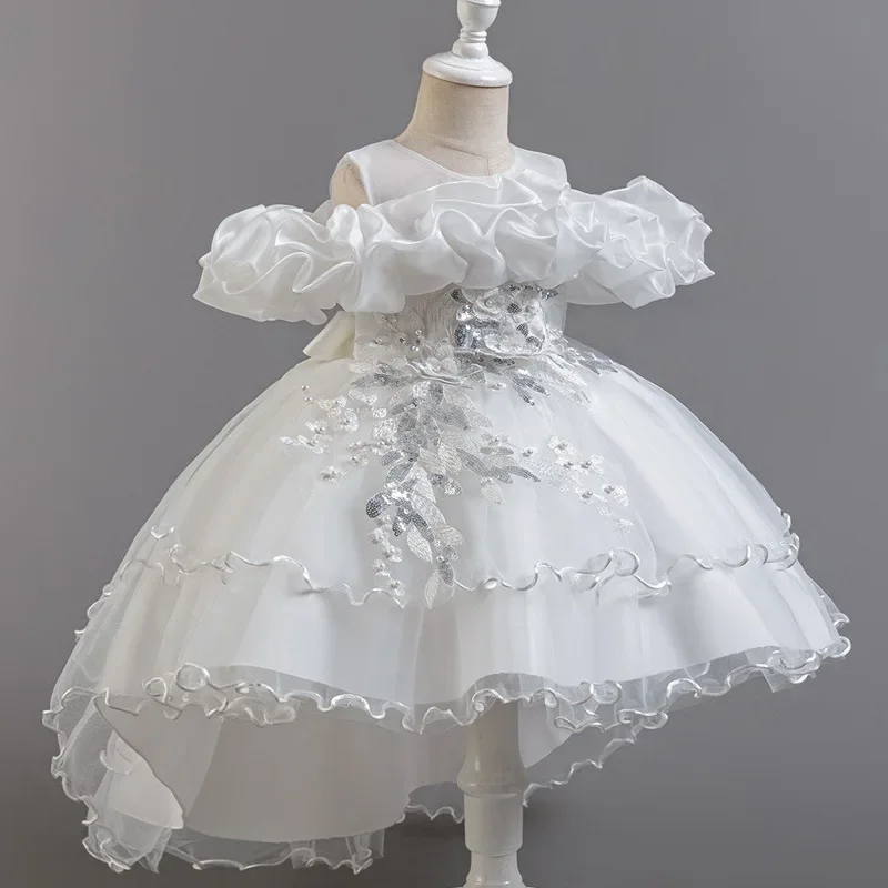 Fashion Flower Girl Dresses fo - Lace Ribbon Trim reseña y precio