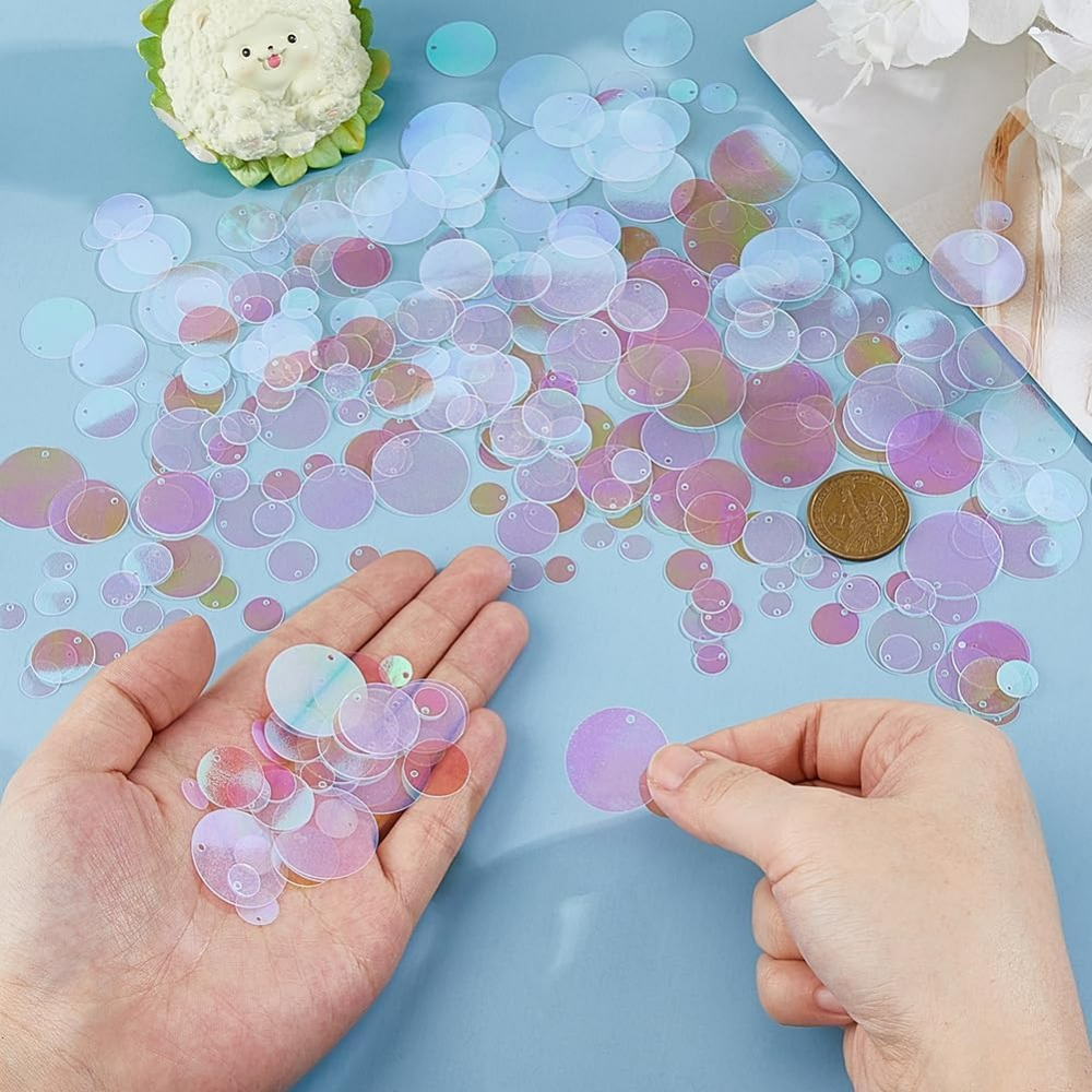 1800Pcs 6 Sizes Loose Sequin F - Embroidery Craft reseña y precio