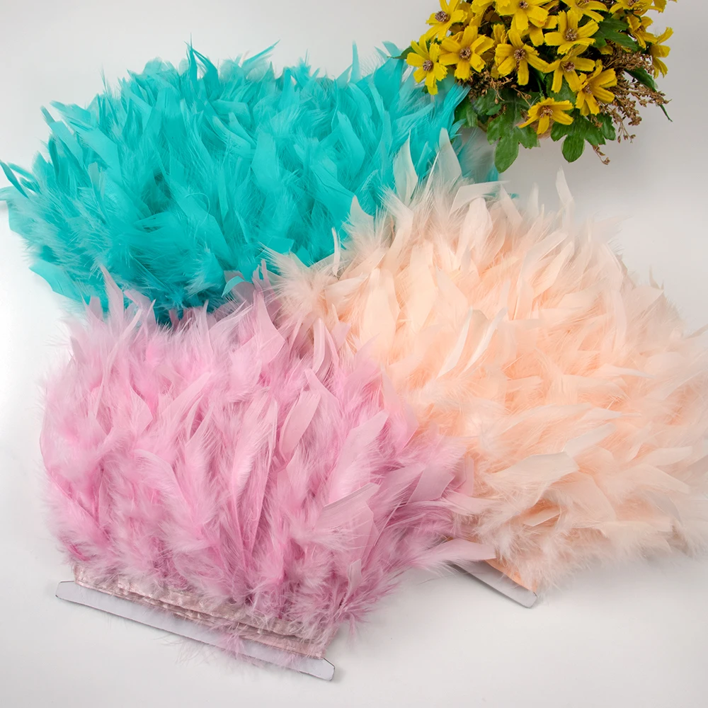 1M Natural Turkey Feathers Tri - Feather Trim Marabou reseña y precio