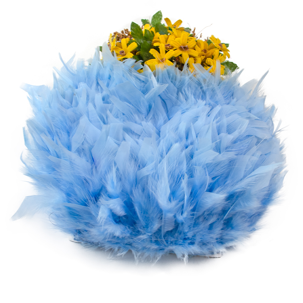 1M Natural Turkey Feathers Tri - Feather Trim Marabou reseña y precio