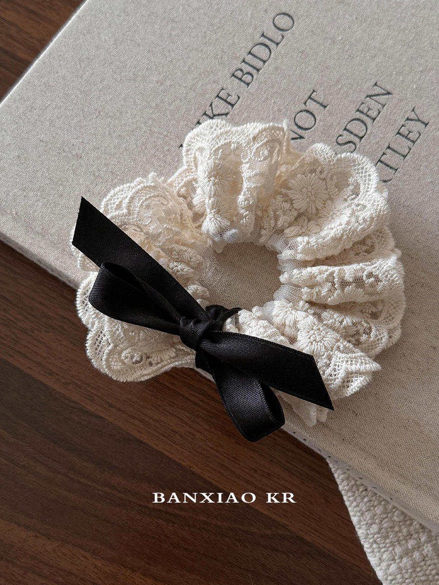 French retro double layered bo - Lace Ribbon Trim reseña y precio