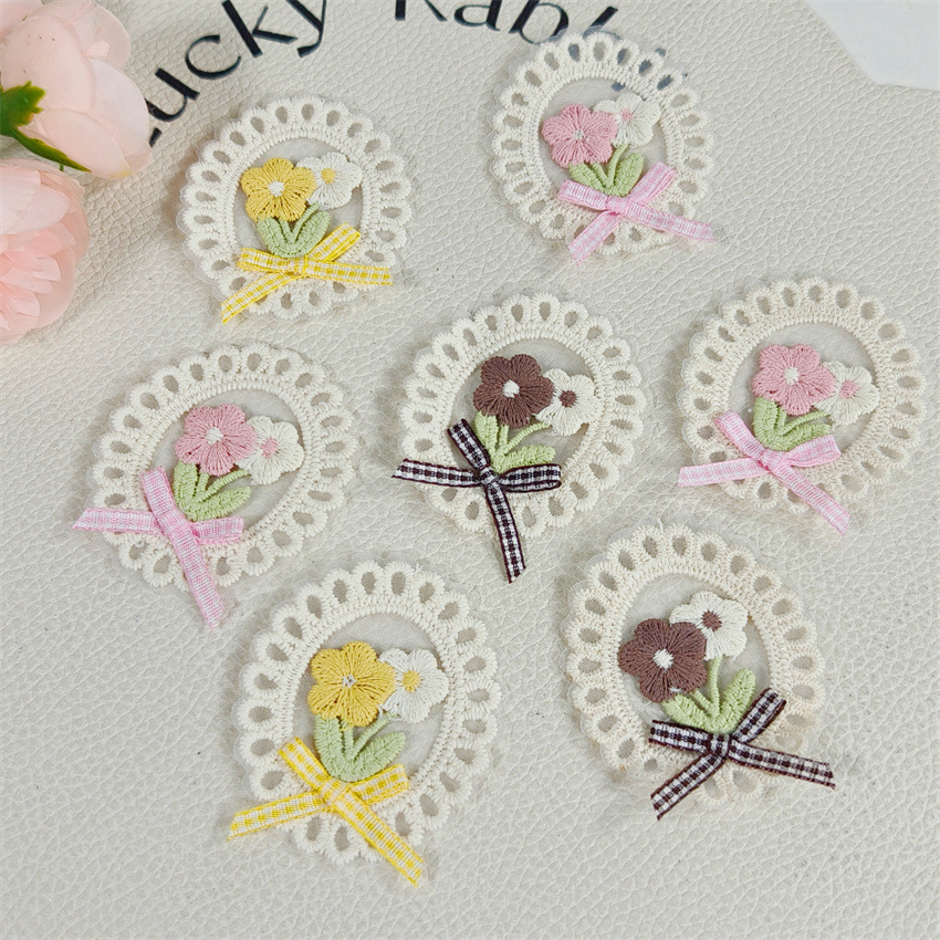 10PCS New Spring Summer Fresh  - Applique Patch Flower reseña y precio
