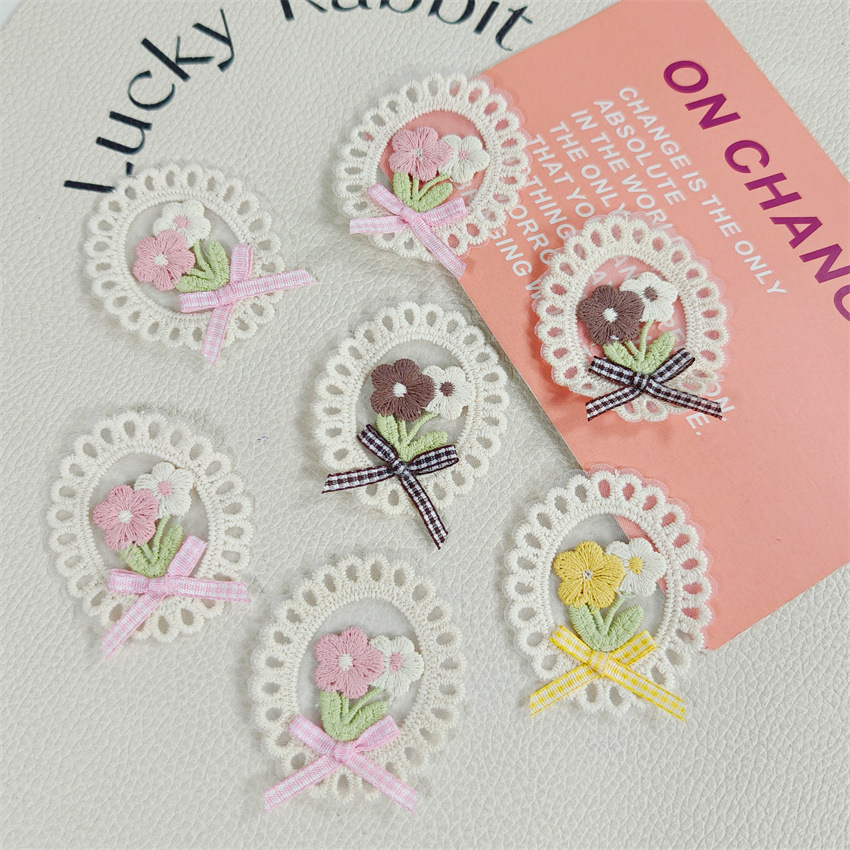 10PCS New Spring Summer Fresh  - Applique Patch Flower reseña y precio