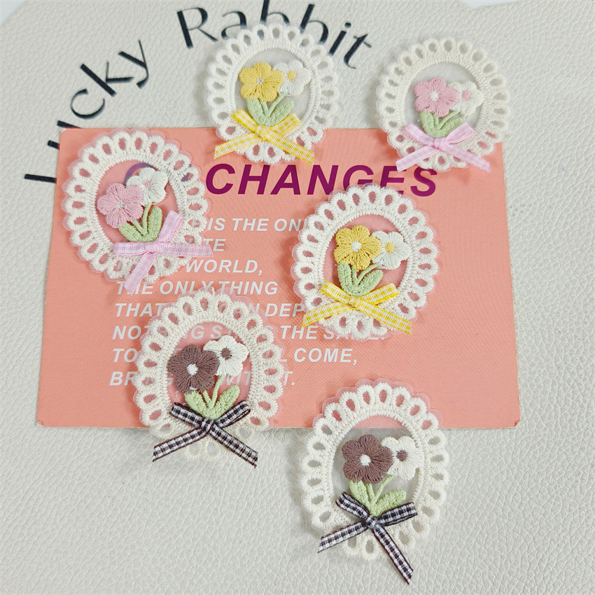 10PCS New Spring Summer Fresh  - Applique Patch Flower reseña y precio