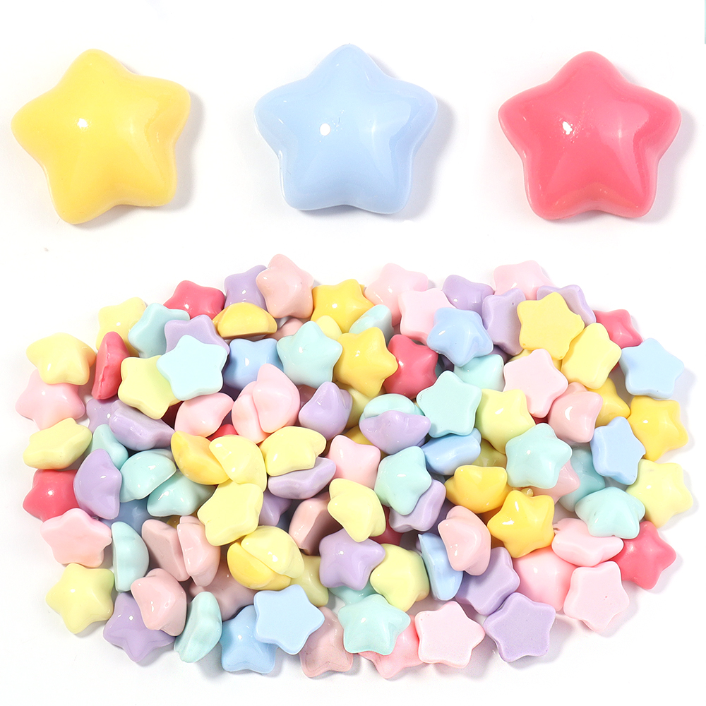 50pcs/lot 16mm Colorful Star R - Craft Embellishments reseña y precio