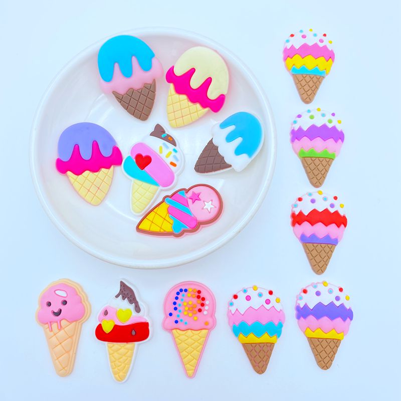 10/20pcs Cute Ice Cream Series - Embellishment Glue Craft reseña y precio