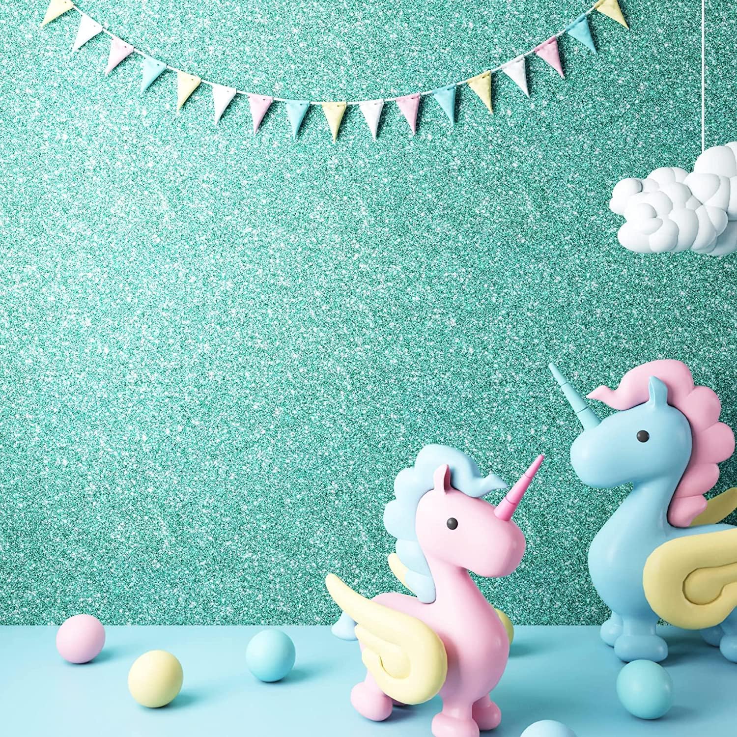 Sparkly Glitter Shiny Fabric S - Glitter Vinyl Roll reseña y precio