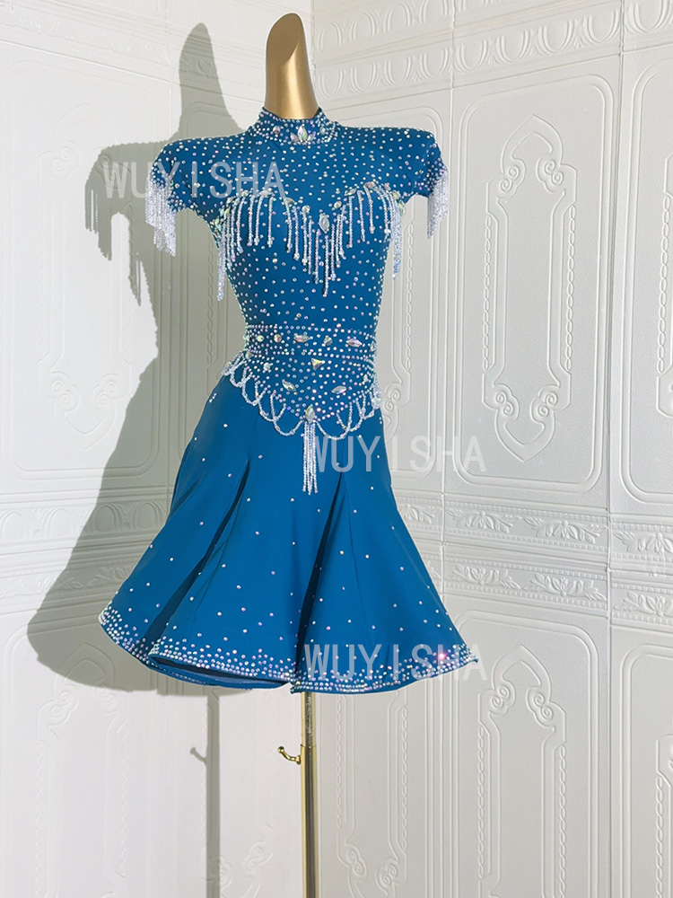 Children's Latin Dance Clothin - Tassel Fringe Trim reseña y precio