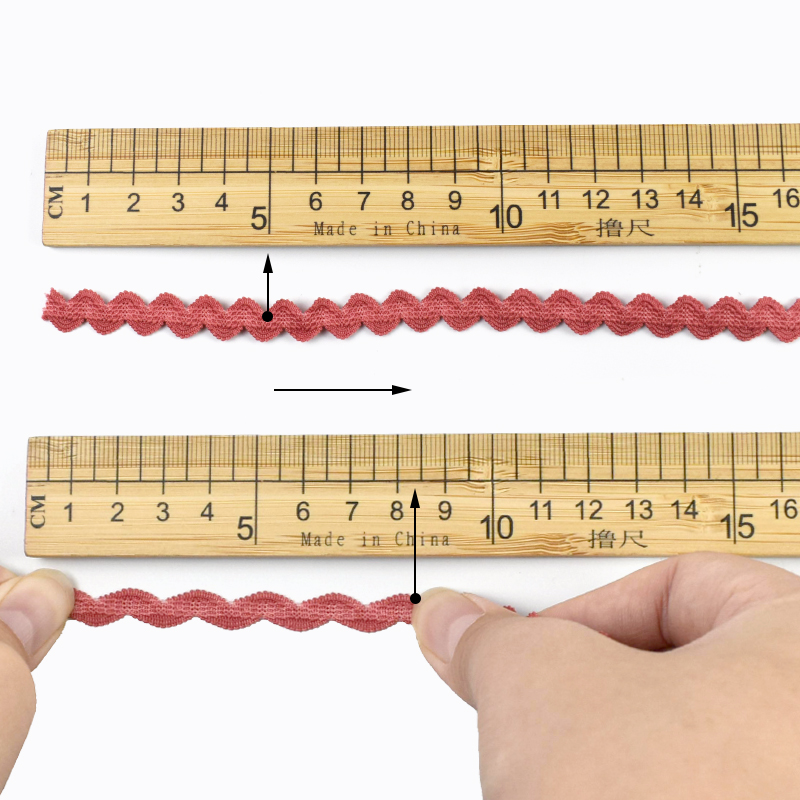 5/10/20M 10mm Wave Edge Elasti - Lace Ribbon Trim reseña y precio