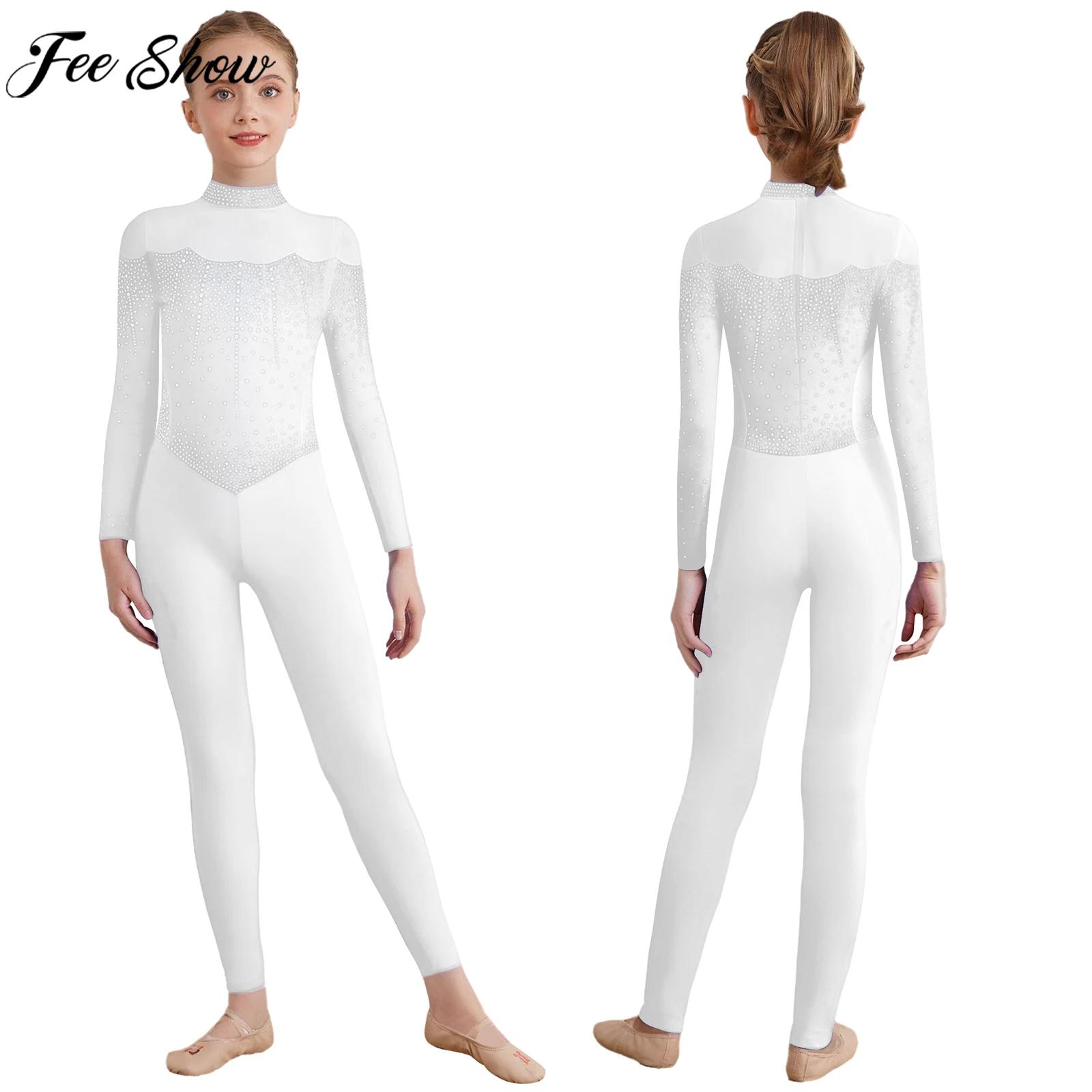 6-16Y Girls Figure Skating Dan - Rhinestone Banding Trim reseña y precio