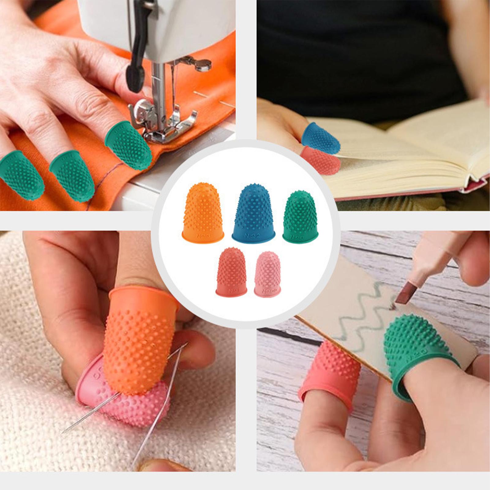 Finger Grips Rubber Reusable P - Embroidery Craft reseña y precio