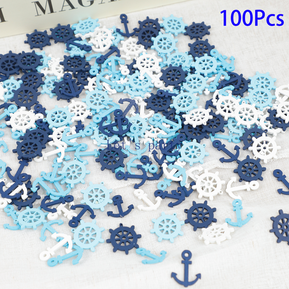 100pcs Nautical Beach Theme Bo - Christmas Craft Embellishment reseña y precio