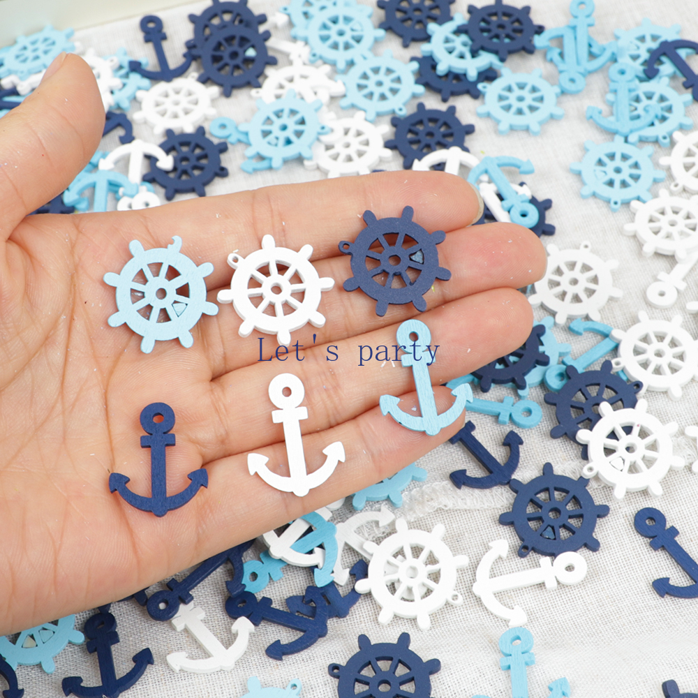 100pcs Nautical Beach Theme Bo - Christmas Craft Embellishment reseña y precio