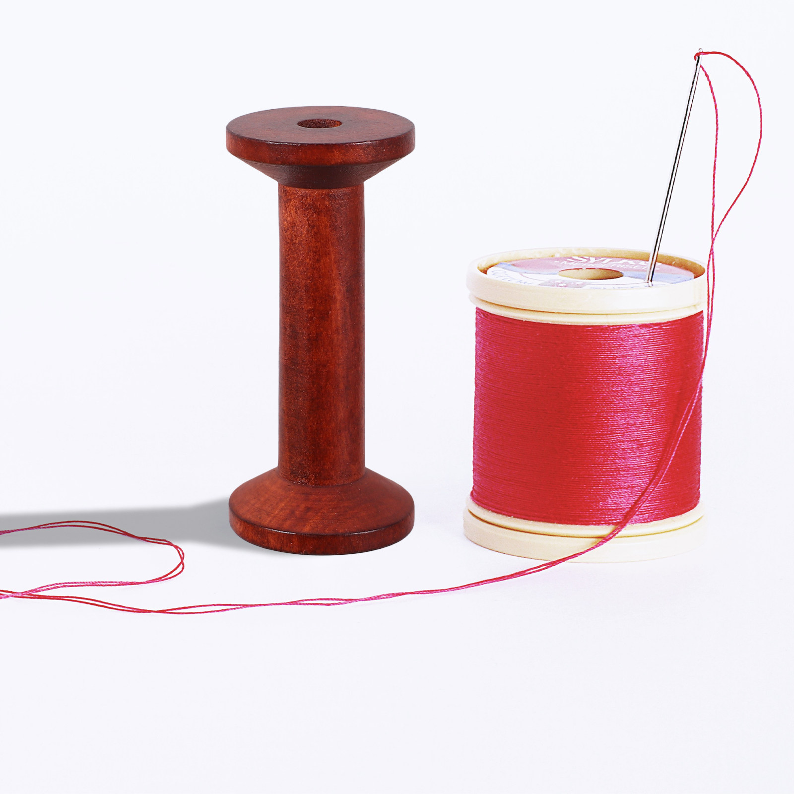 6Pcs Wooden Empty Spools for C - Embroidery Craft reseña y precio